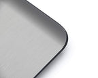 Digital Kitchen Scale,Food Scale for Meat Baking Weighter,Unit Gram OZ lb Up 11 lb(1g-5KG),Silver Stainless Steel Anti-Fingerprint with Accuracy LCD Display for Cooking Black(Include AAA Battery)
