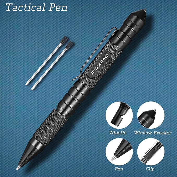 Multitool Gifts for Father, Dad Gift Set with 14 in 1 Multi-tool Pliers, Pocket Knife & Tactical Pen | Premium EDC Survival Kit for Camping, Car Emergency | Unique Practical Gift for Father Dad Him