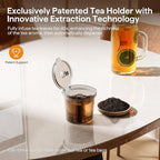 Tastyle Single Serve Coffee Maker for K Cup, Ground and Tea, Hot and Iced Coffee Machines with Bold Setting, 6 to 16 Oz Brew Sizes, Compact for Small Spaces, Gray (2.0 Version)