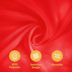 BRILLMAX 10 Pack Red Tablecloths 70 x 120 Inch for 6ft or 8ft Rectangle Tables - Rectangular Bulk Linen Polyester Fabric Washable Cloth Cover for Wedding Reception Banquet Birthday Party