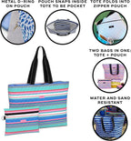 SCOUT Plus 1 Foldable Travel Bag, 2 Bags in 1, Tote Folds into Zipper Pouch