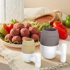 Meatball Maker Tool 2 Pcs, Set Mold DIY Stuffed Meatball, Kitchen Meatballer Creative, Handle Ergonomic, Gadget Cooking Easy Clean Home