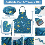 42-Piece Kids Cooking Set - Real Knife, Baking Set, Pots & Pans, Pretend Play Toys - Apron & Chef Hat for Boys