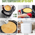 Vakoo 7 Inch Springform Pan - Nonstick, Leakproof Cheesecake Pan for Baking, Easy Release, No Parchment Paper Needed