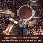 2 Pack 51mm Stainless Steel Coffee Filter Basket, Espresso Portafilter Machine Parts Compatible with CASABREWS, Gevi (2, One Cup)