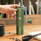 TIMEMORE S3 Manual Coffee Grinder with External Adjustment and Stainless Steel Patented Burr，Hand Coffee Grinder High Presicion Premium Expresso Coffee Grinder Chestnut S3 - Green