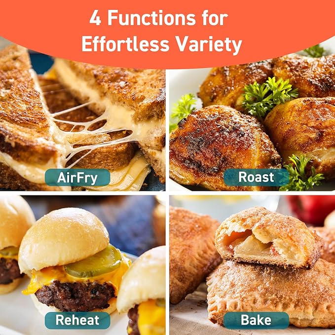 COSORI Air Fryer 2.1 Qt, 4-in-1 Small Mini Airfryer, Bake, Roast, Reheat, 97% Less Oil, Compact & Quiet, Nonstick & Dishwasher Safe Basket, 30 In-App Recipes with Nutrition Facts, Auto-Shut Off, Green