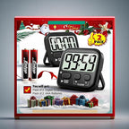 Antonki 2 Pack Digital Timer for Kids, Magnetic Countdown Kitchen Timers for Cooking, Egg, Classroom, Teacher, Exercise, Study, Oven - Battery Included