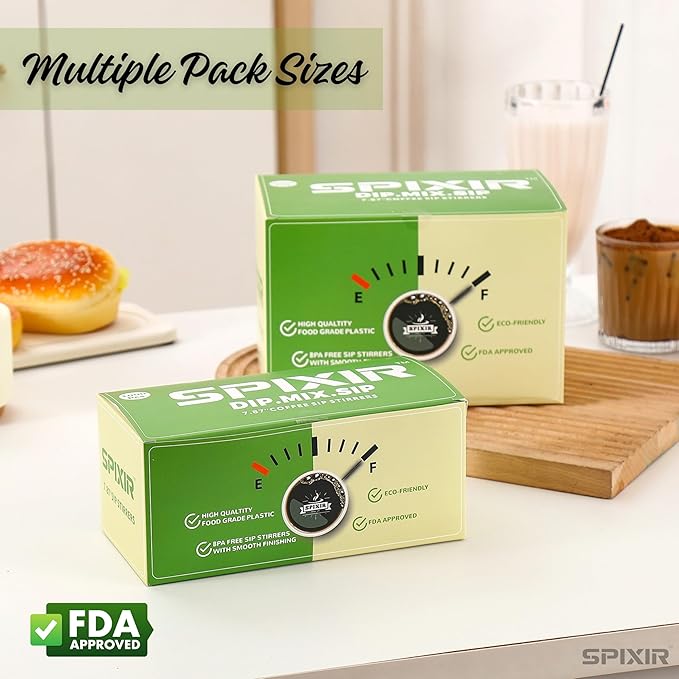 Coffee Stir Sticks, Coffee Stirrers, Stir Sticks, Disposable Stir Sticks for Coffee, Stirring Sticks, Swizzle Sticks for Coffee & Drinks (7.87 Inches - Pack of 250)