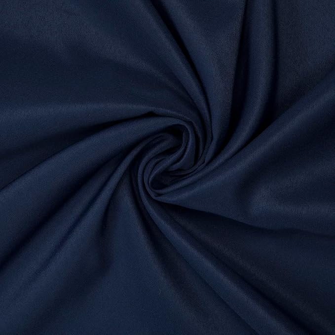 Gee Di Moda Rectangle Tablecloth - 60 x 126 Inch Navy Blue Table Cloth for 8 Foot Rectangle Tables - Heavy Duty Washable Fabric - for Holiday Party, Dinner, Weddings, Baby Shower & Events