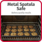 GoodCook Everyday Nonstick Baking Sheet Set, 3 Pack Includes One Small, Medium & Large Pan Carbon Steel Construction Cookie Sheet Bakeware Set, Gray