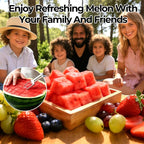 2-in-1 Stainless Steel Fruit Cutter, 2026 New Upgrade Dual Head Watermelon Fork Slicer Cutter Tool, Summer Watermelon Fruit Cutting Home Kitchen Gadgets (2PCS)
