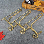 LIONWEI LIONWELI 8 Inch Gold Iron Plate Stand Holder Easel Display Stand for Plate?Picture?Photo and More,3 pcs.