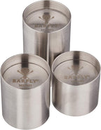 Barfly Thimble Measure, Set, 25/35/50 ml., Stainless Steel