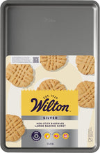 Wilton Silver Non Stick Large Baking Sheet, Cookie and Roasting Pan for Sheet Pan Meals, Made without PFAS, Even Heating, 17.25 x 11.5 Inch