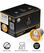 Organic Chai Black Tea Pods for Keurig Naturally Caffeinated by Teavity (36 Tea Pods)