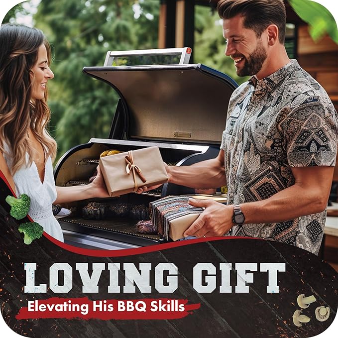 KITCHEN PERFECTION Silicone Smoker Oven Gloves -Extreme Heat Resistant BBQ Gloves-Handle Hot Food Right on Your Grill Fryer&Pit|Waterproof Grilling Cooking Baking Mitts |Superior Value Set +2 Bonuses