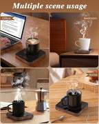 Coffee Mug Warmer for Desk with Auto Shut Off, Coffee Warmer for Desk Office with 3 Adjustable Temp. &12 Hours Timer (Valentines Day Gifts)