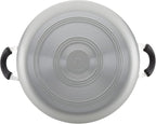 Farberware Cookware Nonstick Stockpot with Lid, 10.5 Quart, Silver