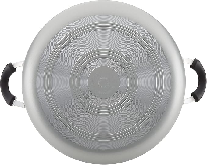 Farberware Cookware Nonstick Stockpot with Lid, 10.5 Quart, Silver