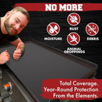 KITCHEN PERFECTION 17" Premium Silicone Griddle Cover Mat For Blackstone Griddle 17 Inch - Hermetic Protection From Rust & Debris All Year, Fits All Blackstone 17 Inch Models - Food Grade Silicone
