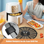 Air Fryer Replacement Parts, 4 Packs Air Fryer Rubber Bumpers Feet Parts Accessories Rubber Tips Rubber Tabs, Silicone Pieces for Chefman Gowise Powel XL and more Air Fryer Trays, Scratch-resistant
