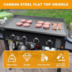 Upgrade Flat Top Griddle Insert for Blackstone 36 Inch Tabletop Griddle Powder Coated Steel Grill Cooking Plate Replacement Parts w/Rear Grease System for 1565 1554 1560 1803 1818 1820 1825 1836 1841