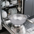 Kaishun Colander Stainless Steel 3-Quart, Kitchen Strainer for Pasta, Fruits Vegetables, Dishwasher Safe