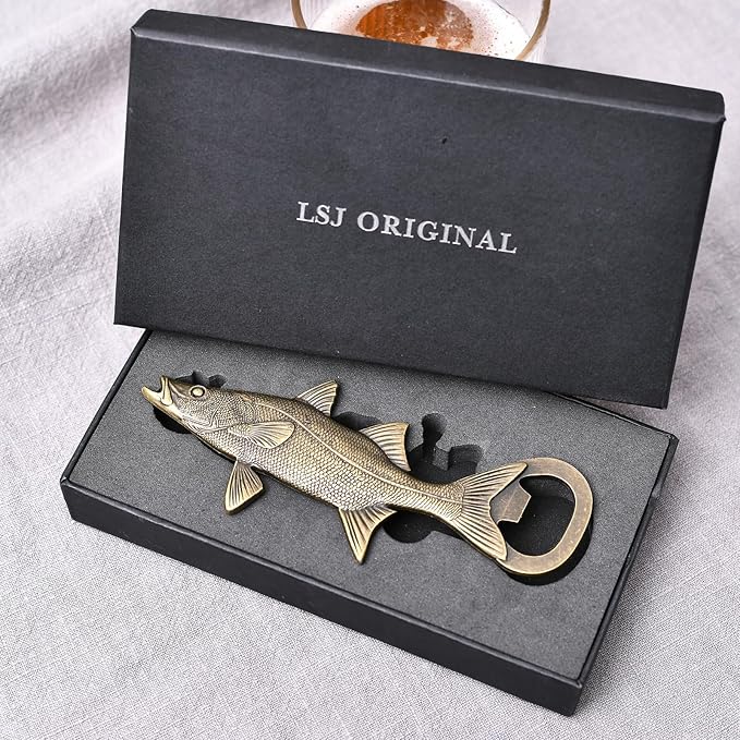 Beer Bottle Opener Fish，Cool Bottle Opener for Bar Tool, Soda and Beer Cap Remover, Cool & Fun Gadget