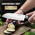 Cutluxe 3-Piece Chef Knife Set – Ultra Sharp Japanese Kitchen Knives, High Carbon Stainless Steel Blades, Full Tang Pakkawood Handles – Shinobi Series