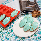 Madeleine Pans for Baking, Regular Size 10-Cavity Shell Shape Madeleine Mold Cake Pans, 3Pcs Silicone Madeleine Chocolate Cookies Trays for Baking(Regular(10-Cavity))