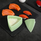 OSALADI Triangle Rice Ball Mold 3.34X3.34X1.57In Non-Stick Sushi Maker for Seaweed Bento Diy Kitchen Gadget Food Grade Material
