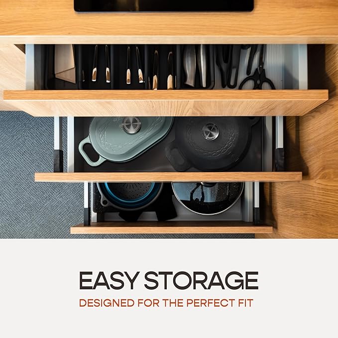 Enameled Cast Iron Dutch Oven for Sourdough Bread Baking | 6 Quart Pot with Lid | 10 Inch Ceramic Enamel Thick Coated Cookware Set with Non Stick Silicone Baking Mat for Cooking | 6 Qt |Black