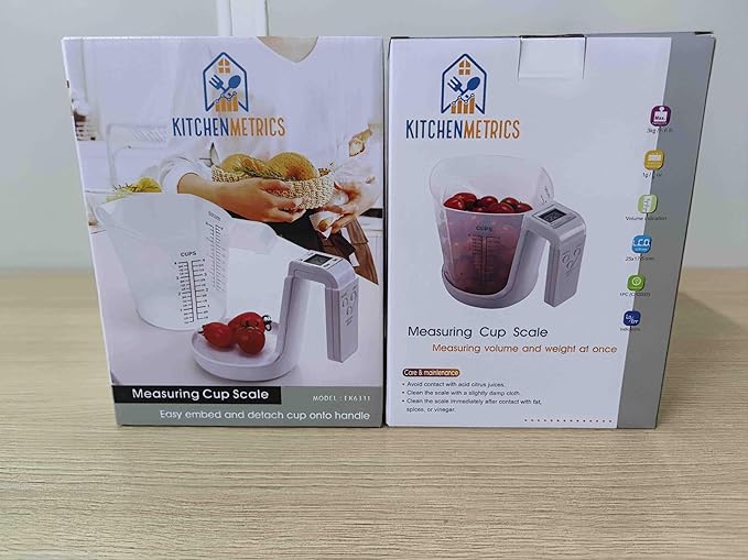 Digital Kitchen Food Scale and Measuring Cup