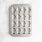 USA Pan Bakeware Nonstick Madeleine Pan, 16 Well