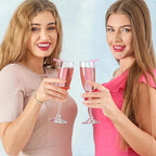 20 Pcs Pink Bow Drink Markers, Coquette Bow Wine Glass Charms, Bar Tools Bow, Acrylic Bow Knot Drink Tag for Wedding Engagement Bachelorette Birthday Tasting Party Decorations Accessory