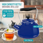 Chantal Tea Kettle, Vintage Series, Enamel on Steel, Whistling (Cobalt Blue)