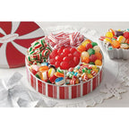 The Swiss Colony 27 Favorites and Traditional Christmas Candy Gift Bundle - Assorted Cheeses, Chocolates, Summer Sausage Meats, Nostalgic Hard Candy, Ribbons, Raspberry Drops and More