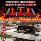 Half Size Griddle for Ninja Grill Replacment Parts,Griddle Plate for Ninja FlexFlame PG300 Grills, Carbon Steel Griddle Insert Compatible with Flex Flame Griddle Plate Part XSKHLFGRIDLE