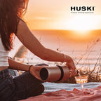Huski Wine Chiller | Award Winning Iceless Design | Keeps Wine Cold up to 6 Hours | Next Generation Ice Bucket | Fits Some Champagne Bottles | for Wine Lovers (Pink)