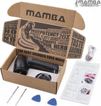 Mamba Lite Electric Herb Grinder, USB Rechargeable Herb & Spice Grinder for Dried Herbs, One-Hand Automatic Kitchen Herb Mill, Portable Spice Grinder with Cleaning Tools, 0.75 g Capacity, Black