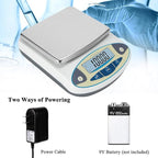 Bonvoisin Lab Scale 2000gx0.01g High Precision Electronic Analytical Balance 0.01g Accuracy Laboratory Lab Precision Scale Digital Kitchen Balance Scale Jewelry Scale Scientific Scale (2000g, 0.01g)