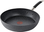 T-Fal Stone Force Platinum Non Stick Fry Pan 12 Inch, Oven Broiler Safe 400°F, Perfect for Frying, Sautéing, Searing, & Pan-Roasting, Cookware Skillet, Must Have, Pots & Pans, Dishwasher Safe, Black