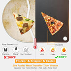 Baking Steel for Oven & Grill, Pizza Steel, Duvecfoi 16x13.4” Pizza Baking Pan for Artisan Pizza, Multi-Purpose Baking Tool for Home Cooks & Pizza Lovers, Fast Heating(.25" Thick)