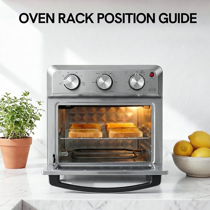 VAL CUCINA Air Fryer Oven Wire Rack Replacement Parts Compatible with VCO12TM Air Fryer Toaster Oven (Baking Rack)