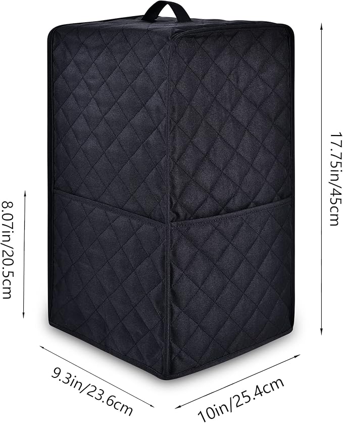 Kitchen Blender Dust Cover,Blender Covers Compatible with Ninja Foodi Blender,Blender Covers For kitchen Appliance Covers,Blender Cover with Accessory Pocket. (Black)
