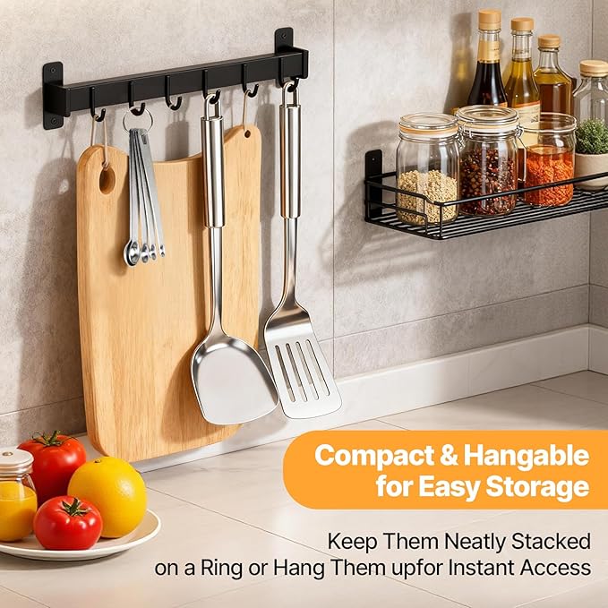 Mini Measuring Spoons Set, 18/8 Stainless Steel Teaspoon for Cooking and Baking, Suitable for Small Amount of Dry or Liquid Ingredients and Spices
