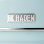 Haden Heritage 2 Slice Wide Slot Stainless Steel Toaster with Adjustable Browning Control & Non-Slip Feet, Turquoise & Chrome