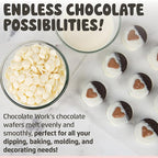 Chocolate Works Melting Chocolate Parent (1.0 lb (Pack of 5), White Chocolate)