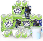 Quick & Clean [18-Pack] Cleaning Pods - K Cup Cleaner Pods for Keurig - 2.0 Coffee Machine Compatible, Removes Stains, Non-Toxic and Eco-Friendly